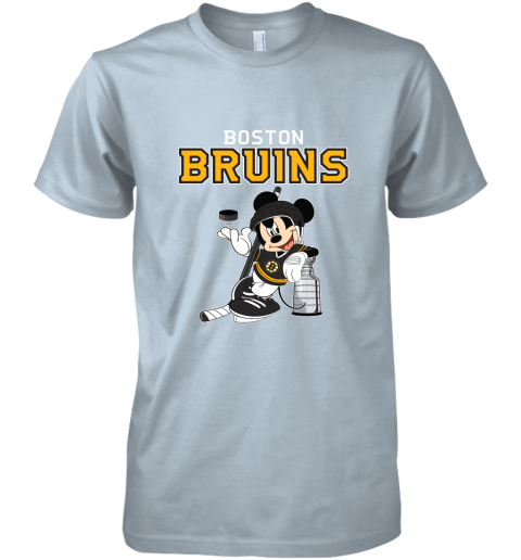 Mickey Boston Bruins With The Stanley Cup Hockey NHL Premium Men's T-Shirt
