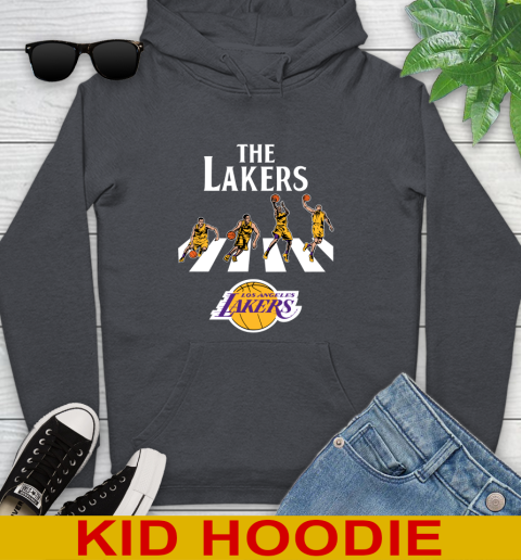 NBA Basketball Los Angeles Lakers The Beatles Rock Band Shirt Youth Hoodie 9