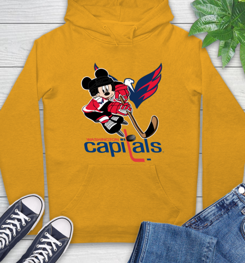 NHL Washington Capitals Mickey Mouse Disney Hockey T Shirt Hoodie 3