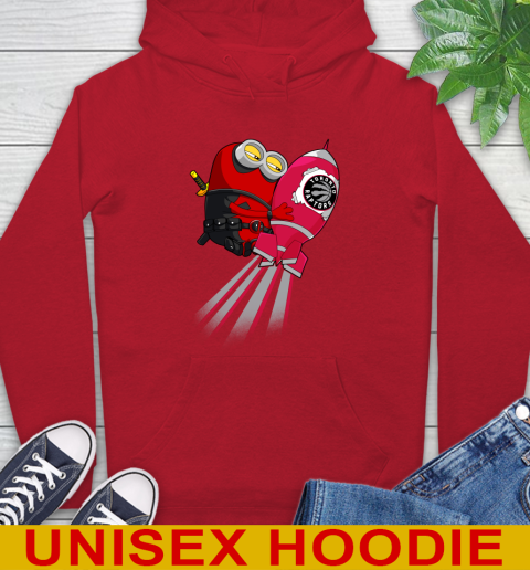 NBA Basketball Toronto Raptors Deadpool Minion Marvel Shirt Hoodie 10
