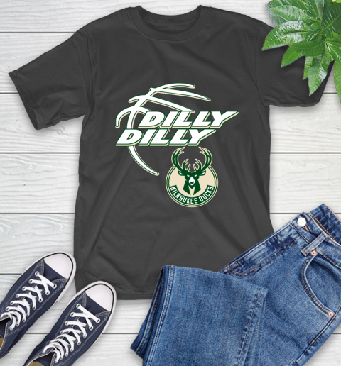 NBA Milwaukee Bucks Dilly Dilly Basketball Sports T-Shirt 2