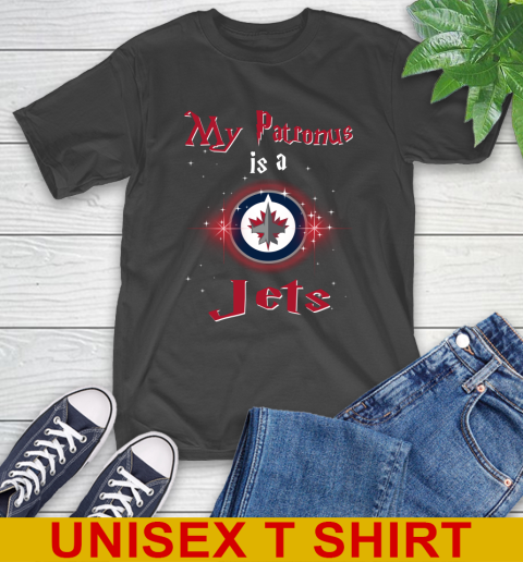 NHL Hockey Harry Potter My Patronus Is A Winnipeg Jets T-Shirt