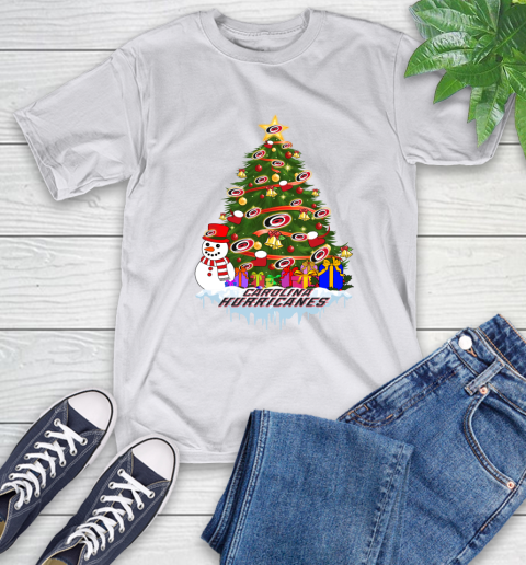 Carolina Hurricanes Merry Christmas NHL Hockey Sports T-Shirt 12