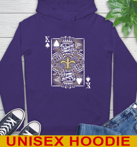 New Orleans Saints NFL Football The King Of Spades Death Cards Shirt Hoodie 5