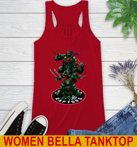 NBA Basketball Toronto Raptors Teenage Mutant Ninja Turtles Shirt Racerback Tank 6