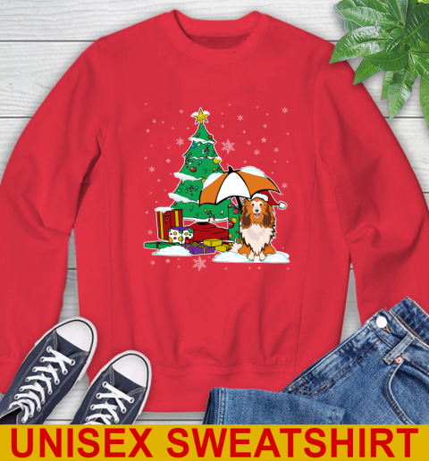 Sheltie Christmas Dog Lovers Shirts 177