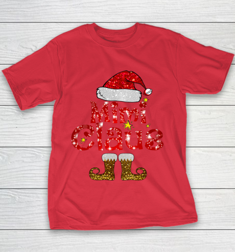 Funny Santa Mimi Claus Merry Christmas Youth T-Shirt 7