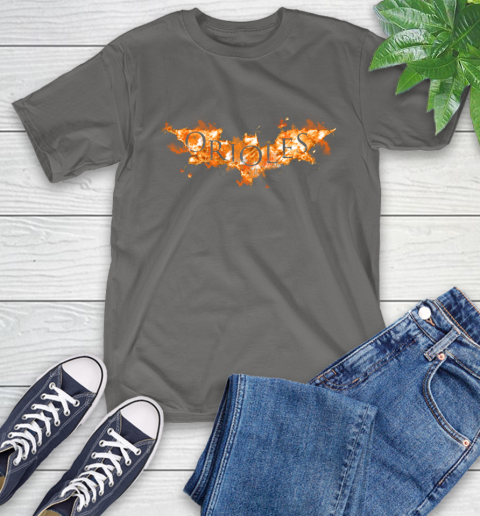 MLB Baltimore Orioles Batman Logo DC Baseball Sports Shirt T-Shirt 10