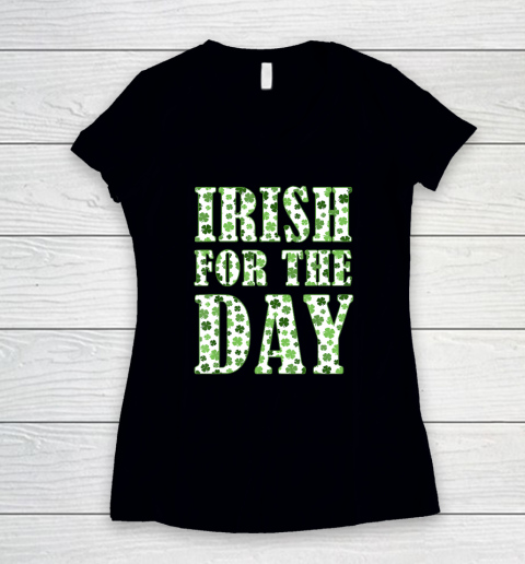 Irish For The Day Women's V-Neck T-Shirt