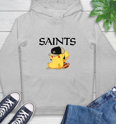NFL Pikachu Football Sports New Orleans Saints Hoodie 6