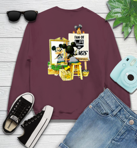 NHL Hockey Los Angeles Kings Mickey Drawing Shirt 108