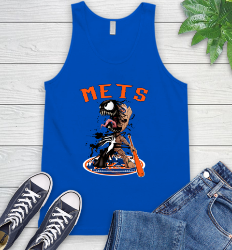 MLB New York Mets Baseball Venom Groot Guardians Of The Galaxy Tank Top 5
