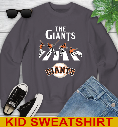 MLB Baseball San Francisco Giants The Beatles Rock Band Shirt Youth Sweatshirt 5