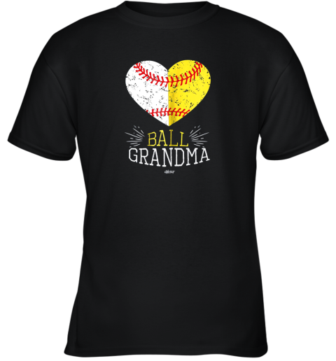 Mom Funny Baseball T Shirt Ball Funny Grandma Softball Gifts Youth T-Shirt