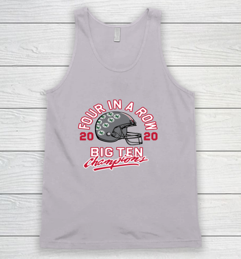 OSU 2020 Big Ten Champions 2020 Four In A Row Tank Top 3
