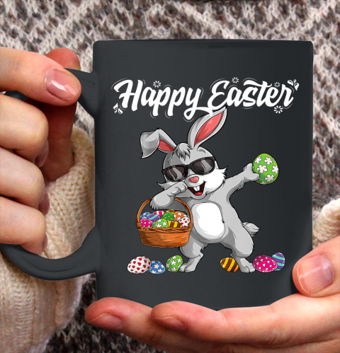 Dabbing Rabbit Easter Day Eggs Dab Boys Girls Kid gift bunny Ceramic Mug 11oz