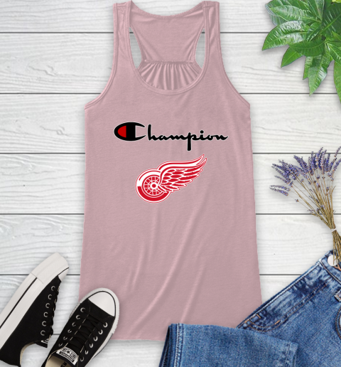 NHL Hockey Detroit Red Wings Champion Shirt Racerback Tank 6