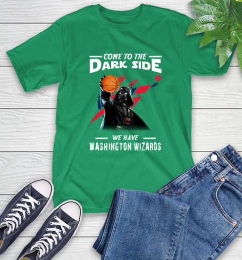 NBA Come To The Dark Side We Have Washington Wizards Star Wars Darth Vader Basketball T-Shirt 7