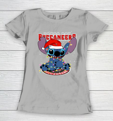 Tampa Bay Buccaneers NFL Football noel stitch Christmas Women's T-Shirt 8