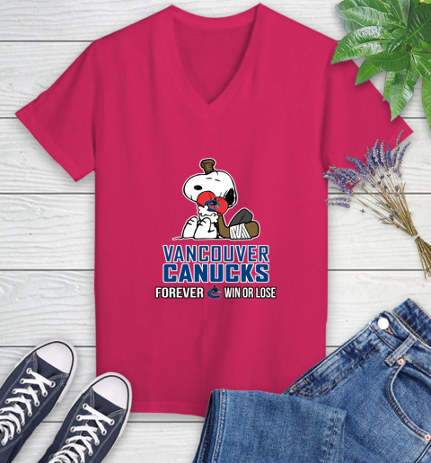 NHL The Peanuts Movie Snoopy Forever Win Or Lose Hockey Vancouver Canucks 85