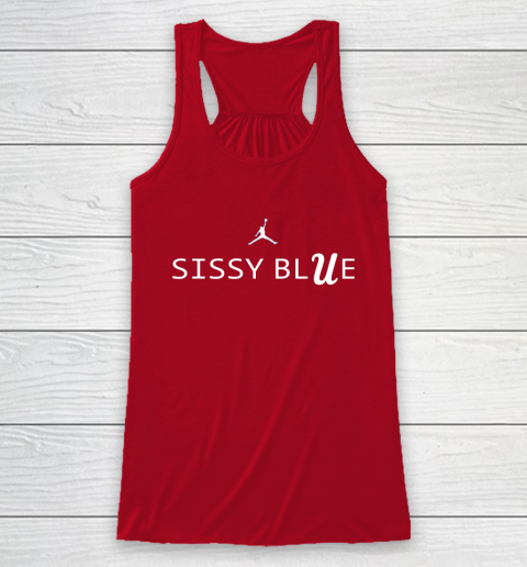 Sissy Blue Shirt UCLA Racerback Tank 3
