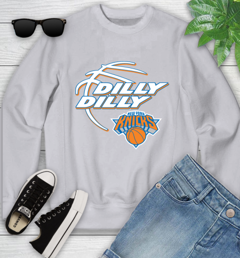 NBA New York Knicks Dilly Dilly Basketball Sports Youth Sweatshirt 4