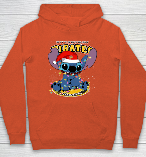 Pittsburgh Pirates MLB noel stitch Baseball Christmas Hoodie 3
