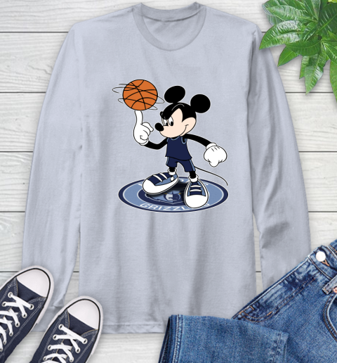 NBA Basketball Memphis Grizzlies Cheerful Mickey Disney Shirt Long Sleeve T-Shirt 6