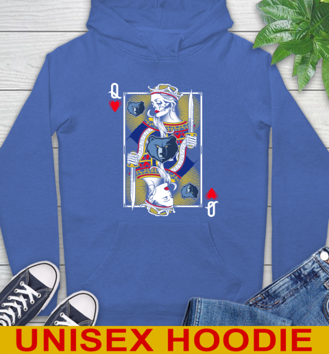 NBA Basketball Memphis Grizzlies The Queen Of Hearts Card Shirt Hoodie 9