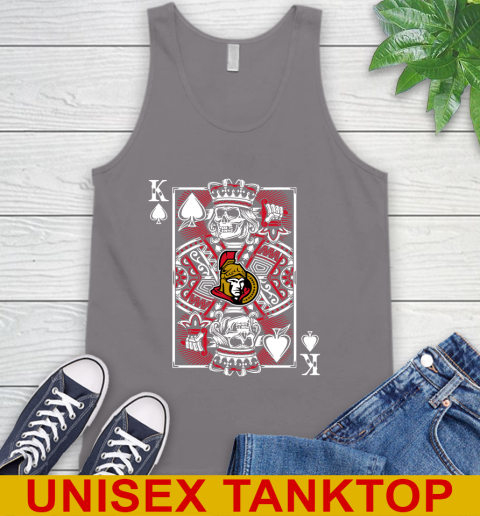 Ottawa Senators NHL Hockey The King Of Spades Death Cards Shirt Tank Top 6