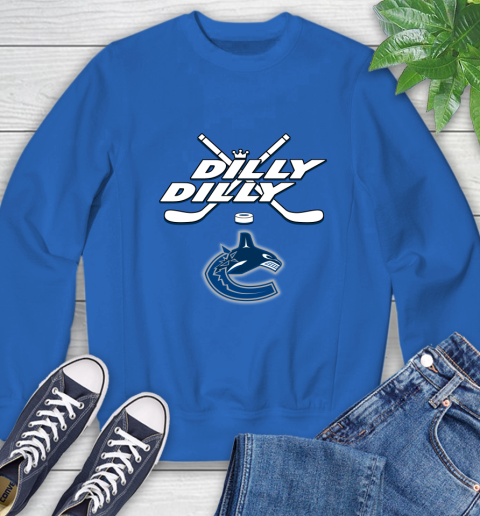 NHL Vancouver Canucks Dilly Dilly Hockey Sports Sweatshirt 8