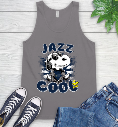 NBA Basketball Utah Jazz Cool Snoopy Shirt Tank Top 6