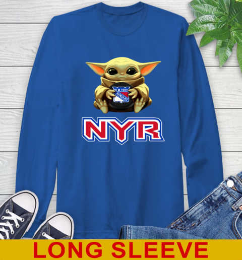 NHL Hockey New York Rangers Star Wars Baby Yoda Shirt 66