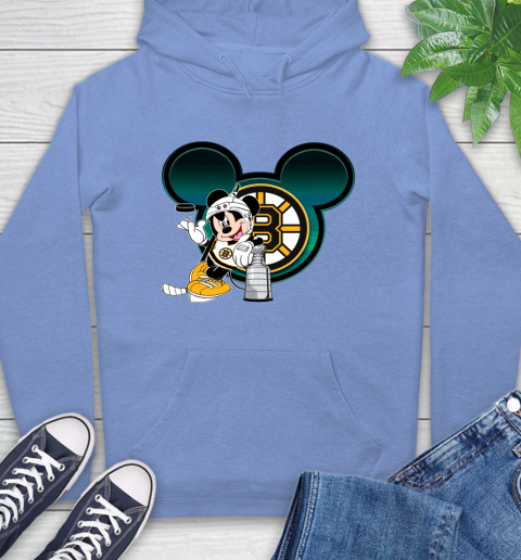 NHL Boston Bruins Stanley Cup Mickey Mouse Disney Hockey T Shirt Hoodie 11