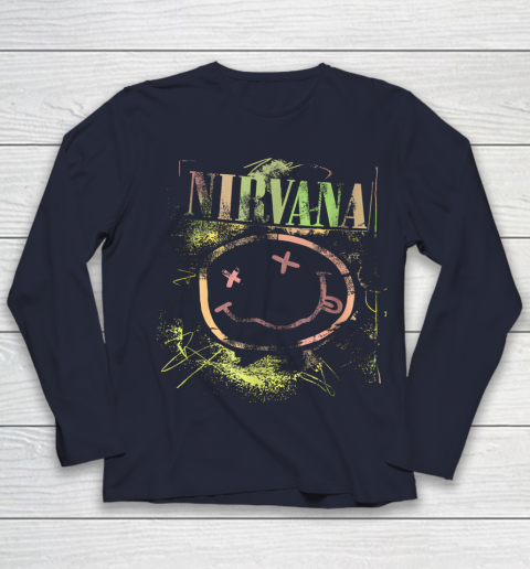 Vintage Nirvanas Smile Design Limited Youth Long Sleeve 2