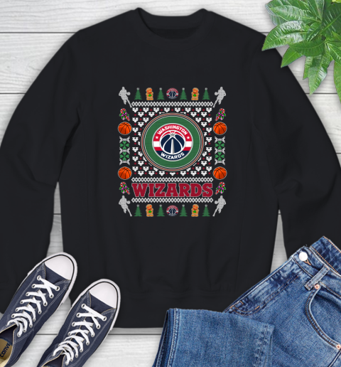 Washington Wizards Merry Christmas NBA Basketball Loyal Fan Ugly Shirt 25