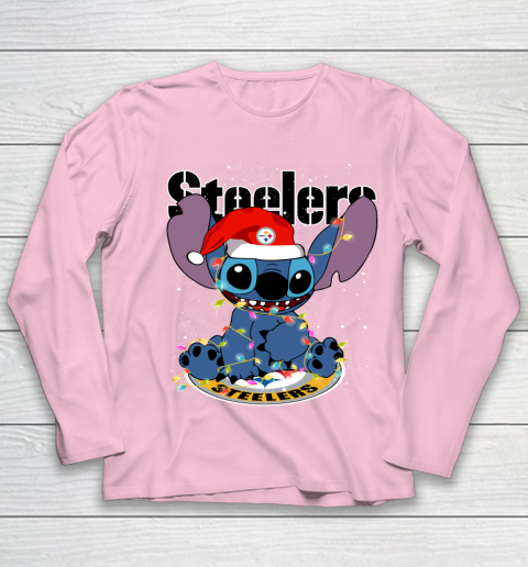 Pittsburgh Steelers NFL Football noel stitch Christmas Youth Long Sleeve 6