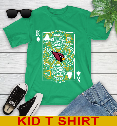 Arizona Cardinals NFL Football The King Of Spades Death Cards Shirt Youth T-Shirt 7