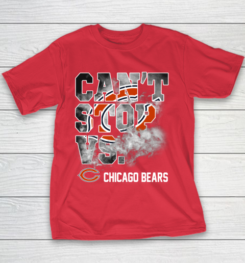 NFL Chicago Bears Can't Stop Vs Youth T-Shirt 8 NFL Chicago Bears Can't Stop Vs Youth T-Shirt - Image 8