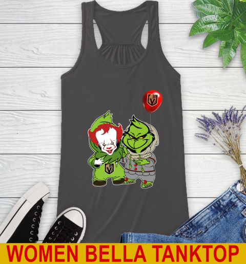 Vegas Golden Knights Baby Pennywise Grinch Christmas NHL Hockey Racerback Tank 12