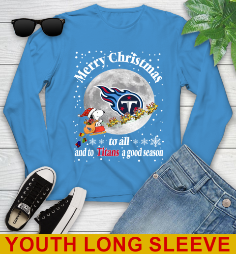 Tennessee Titans Merry Christmas To All And To Titans A Good Season NFL Football Sports Youth Long Sleeve 8