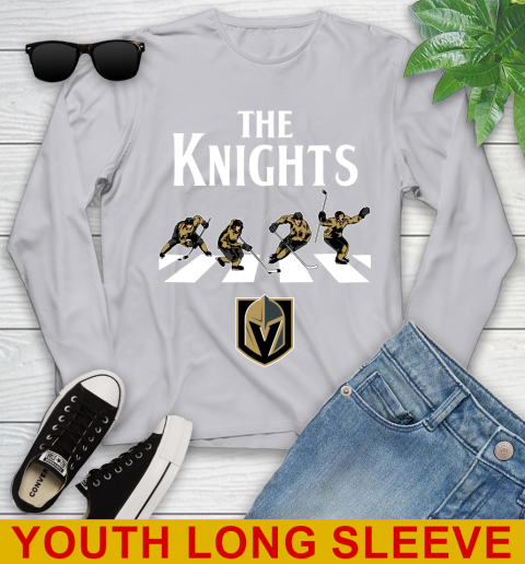 NHL Hockey Vegas Golden Knights The Beatles Rock Band Shirt Youth Long Sleeve 5