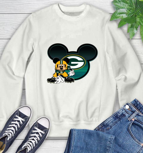 NFL Green Bay Packers Mickey Mouse Disney Football T Shirt Sweatshirt