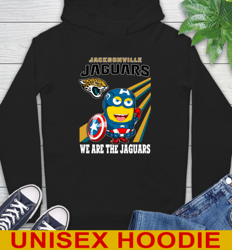NFL Football Jacksonville Jaguars Captain America Marvel Avengers Minion Shirt Hoodie