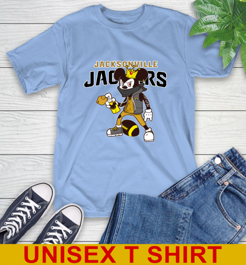 Jacksonville Jaguars NFL Football Mickey Peace Sign Sports T-Shirt 11