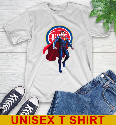 NBA Awesome Superman Basketball Sports Detroit Pistons