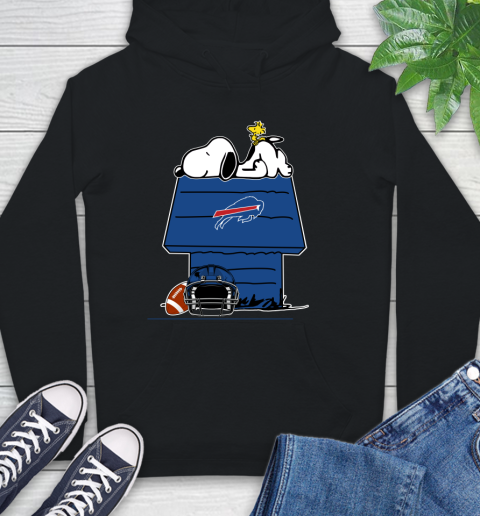 Buffalo Bills NFL Football Snoopy Woodstock The Peanuts Movie Hoodie 2