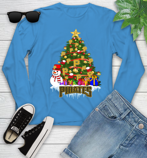 Pittsburgh Pirates Merry Christmas MLB Baseball Sports Youth Long Sleeve 7