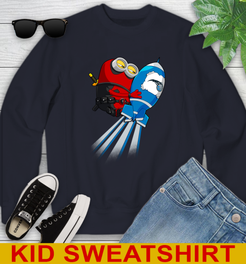 NBA Basketball Orlando Magic Deadpool Minion Marvel Shirt Youth Sweatshirt 2