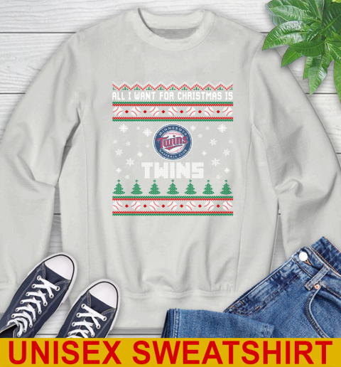 MLB All I Want For Christmas Is Minnesota Twins Baseball Sports 29